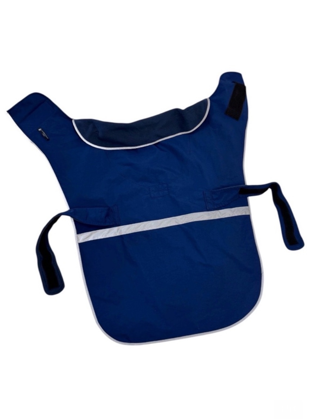 Lands’ End Waterproof Reflective Dog Coat Blue XL